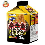 寿がきや 麺処井の庄監修 辛辛魚焼そば 3食パック×9袋入