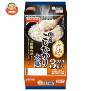 テーブルマーク ふくもち食感 国産こしひかり 大盛ごはん 3食パック (250g×3個)×8袋入