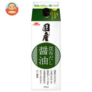 イチビキ 国産昆布だし醤油 300ml紙パック×8本入