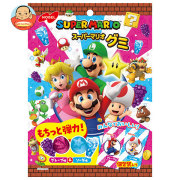 ノーベル製菓 スーパーマリオグミ グレープ味&ソーダ味 85g×6袋入