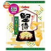 カルビー 堅あげポテト ねぎ塩だれ味 60g×12個入