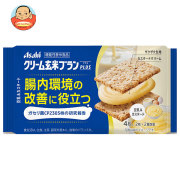 アサヒグループ食品 クリーム玄米ブラン プラス 豆乳&カスタード 機能性表示食品 4枚×6袋入