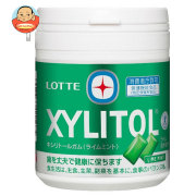 ロッテ キシリトール ガム ライムミント ファミリーボトル【特定保健用食品 特保】 133g×6個入