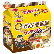 エースコック (袋)ワンタンメン CoCo壱番屋監修 カレー味 5食パック×6個入
