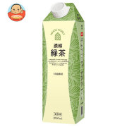 三井農林 ホワイトノーブル 濃縮緑茶 1L紙パック×6本入