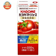 カゴメ トマトジュース 食塩無添加(濃縮トマト還元)【機能性表示食品】 200ml紙パック×24本入