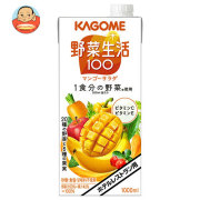 カゴメ 野菜生活100 マンゴーサラダ(ホテルレストラン用) 1L紙パック×6本入