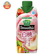 カゴメ 野菜生活100 Smoothie(スムージー) 国産白桃mix 330ml紙パック×12本入