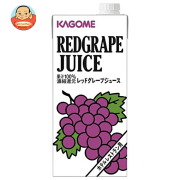 カゴメ レッドグレープジュース(ホテルレストラン用) 1L紙パック×6本入