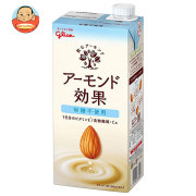 グリコ乳業 アーモンド効果 砂糖不使用 1000ml紙パック×6本入