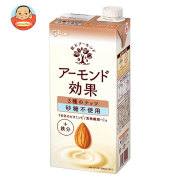 グリコ乳業 アーモンド効果 3種のナッツ 砂糖不使用 1000ml紙パック×6本入