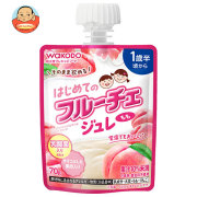 アサヒ食品グループ和光堂 はじめてのフルーチェジュレ もも 70gパウチ×24本入