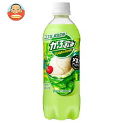 ポッカサッポロ がぶ飲み メロンクリームソーダ 500mlペットボトル×24本入