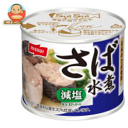 ニッスイ SuiSuiオープン 減塩30% さば水煮 190g缶×24個入
