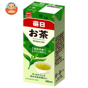 毎日牛乳 毎日 お茶 200ml紙パック×24本入