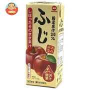 毎日牛乳 国産果汁100% ふじ(青森県産) 200ml紙パック×24本入