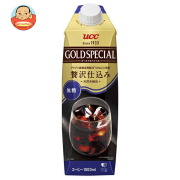 UCC ゴールドスペシャル アイスコーヒー 無糖 1000ml紙パック×12本入