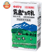 【賞味期限2026.08.15かそれ以降】南日本酪農協同 デーリィ 霧島山麓牛乳 1L紙パック×12(6×2)本入