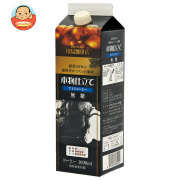 コーヒー乃川島 本物仕立て リキッドアイスコーヒー 無糖 1000ml紙パック×6本入