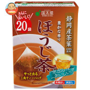 国太楼 豊かな香りほうじ茶三角ティーバッグ 40g(20p)×12個入