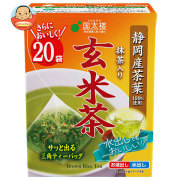 国太楼 こうばしい香り玄米茶三角ティーバッグ 40g(20p)×12個入
