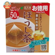 国太楼 お徳用 豊かな香りほうじ茶三角ティーバッグ 100g(50P)×6袋入