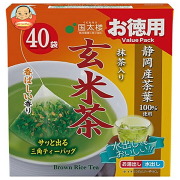 国太楼 お徳用 抹茶入り玄米茶 三角ティーバッグ 72g(40P)×6袋入