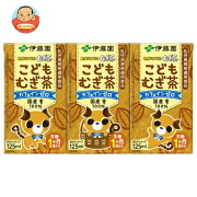 伊藤園 健康ミネラル麦茶 こどもむぎ茶 (125ml紙パック×3P)×12個入