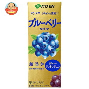 伊藤園 ブルーベリーぶどうmix 200ml紙パック×24本入