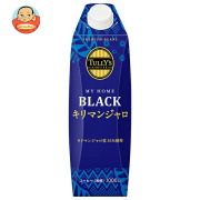 伊藤園 タリーズコーヒー マイホーム ブラックキリマンジャロ 1000ml紙パック×6本入