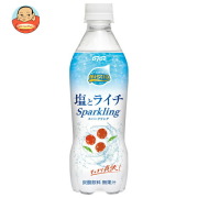 ダイドー 熱中症対策 ミスティオ 塩とライチ スパークリング 410mlペットボトル×24本入