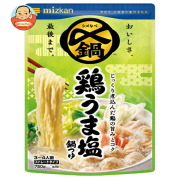 ミツカン 〆まで美味しい 鶏うま塩鍋つゆ ストレート 750g×12袋入
