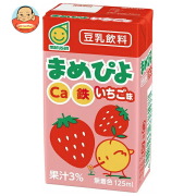 マルサンアイ まめぴよ 豆乳飲料 いちご 125ml紙パック×24本入