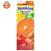 森永乳業 サンキスト 100%オレンジブレンド 200ml紙パック×24本入