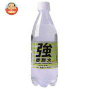 友桝飲料 強炭酸水 レモン(K) 500mlPET×24本入
