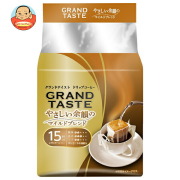キーコーヒー ドリップバッグ グランドテイスト やさしい余韻のマイルドブレンド (6g×15P)×6袋入
