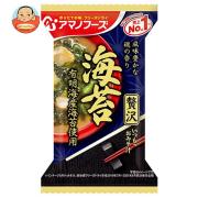 アマノフーズ フリーズドライ いつものおみそ汁贅沢 海苔 10食×6箱入