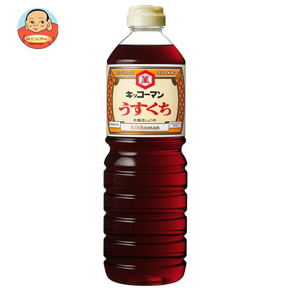 キッコーマン うすくちしょうゆ 1Lペットボトル×6本入