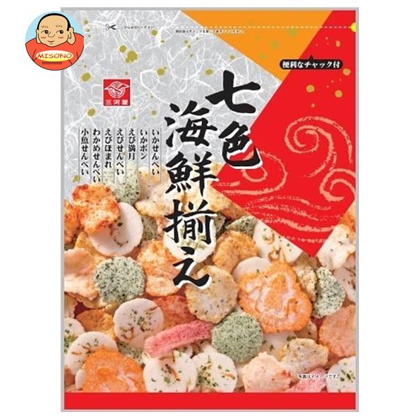 三河屋製菓 七色海鮮揃え 125g×12袋入