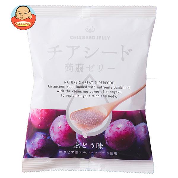 若翔 チアシード蒟蒻ゼリー ぶどう味 10個×12袋入
