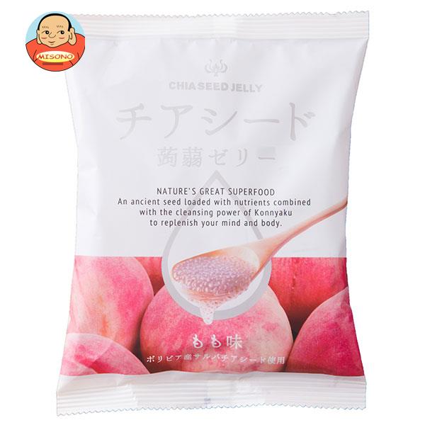 若翔 チアシード蒟蒻ゼリー もも味 10個×12袋入