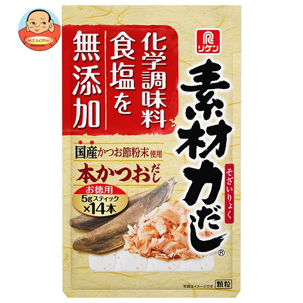 理研ビタミン 素材力だし 本かつおだし お徳用 60g(5g×12本)×5袋入