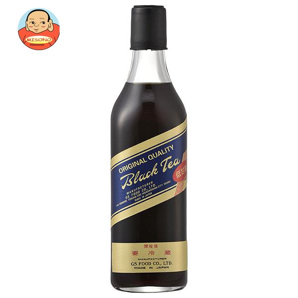 ジーエスフード GS ブラックティー 低甘味 500ml瓶×12本入