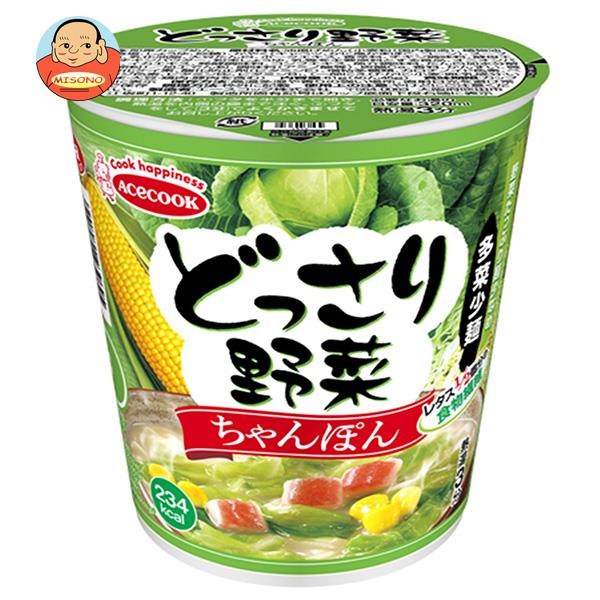 エースコック どっさり野菜 ちゃんぽん 58g×12個入