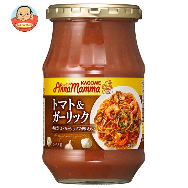 カゴメ アンナマンマ トマト＆ガーリック 330g瓶×12(6×2)本入