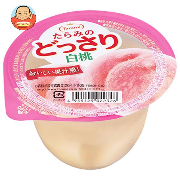 たらみ たらみのどっさり 白桃ゼリー 230g×24(6×4)個入