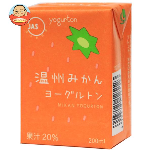 ヨーグルトン乳業 温州みかん ヨーグルトン 200ml紙パック×16本入