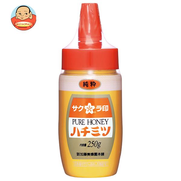 加藤美蜂園 サクラ印 純粋ハチミツ 250g×12本入