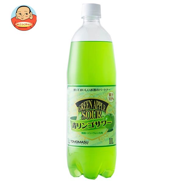 友桝飲料 青りんごサワー 1Lペットボトル×15本入