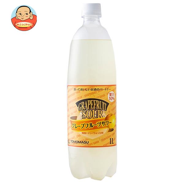 友桝飲料 グレープフルーツサワー 1Lペットボトル×15本入